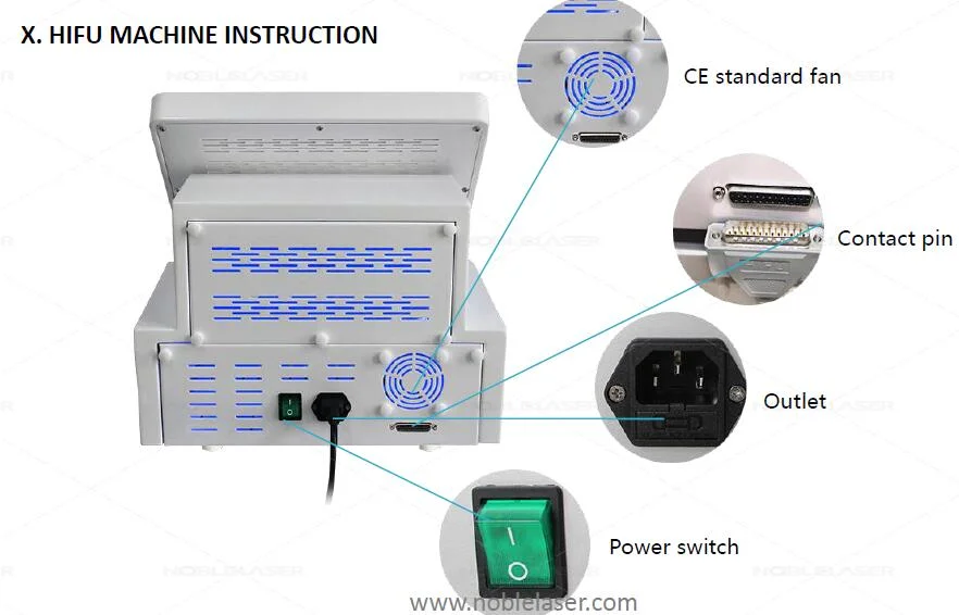 10000 Shots 3D Hifu 11 Lines Wrinkle Removal Noble Laser